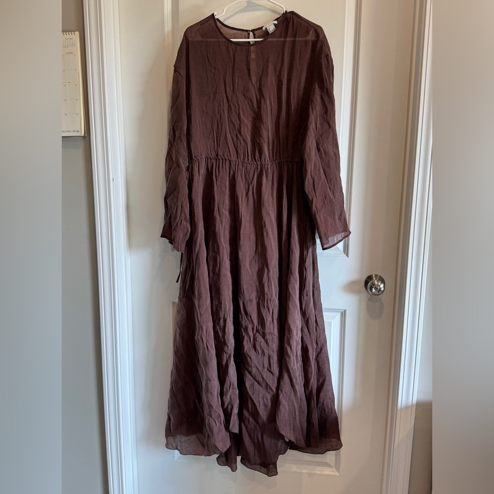 H&M Chocolate‎ Long Sleeve Dress - Picture 8 of 14